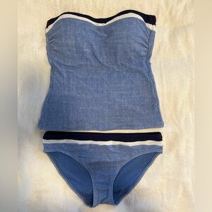 🌴TOMMY BAHAMA Island Cays Colorblock Tankini/Hipster S/M